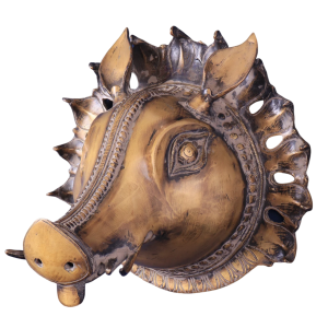 Pure Brass Varaha Face Wall Hanging - Vintage Home Decor | Jaipurio